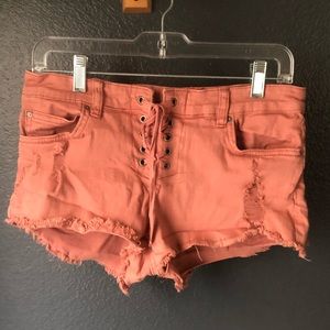❤️Billabong Distressed Lace Up Jean Short